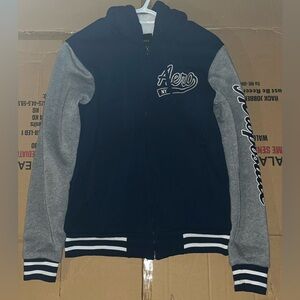 Aeropostale NY Black and Gray Hoodie